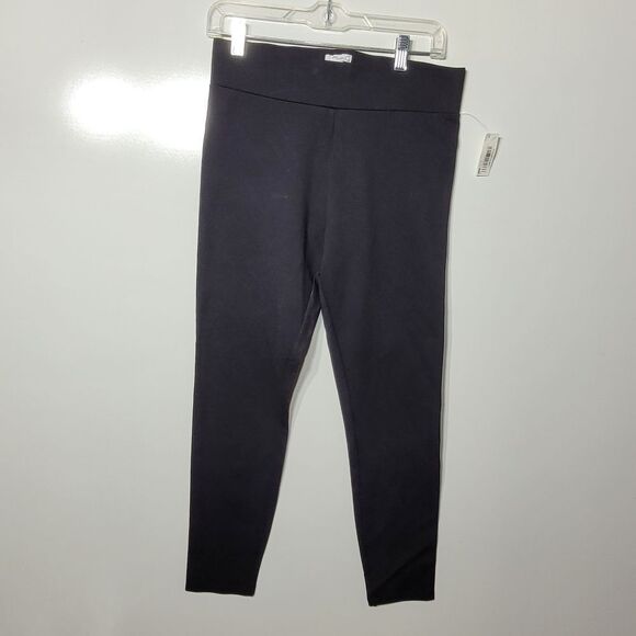NEW M DAILY RITUAL NAVY BLUE PONTE PANTS LEGGINGS MEDIUM NWT - Picture 6 of 6